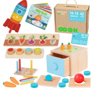 Montessori edukacinis 7in1 sensorinis rinkinys vaikams