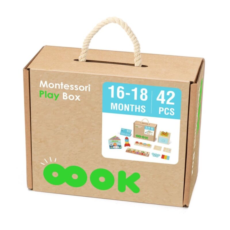 Montessori edukacinis 7in1 sensorinis rinkinys vaikams