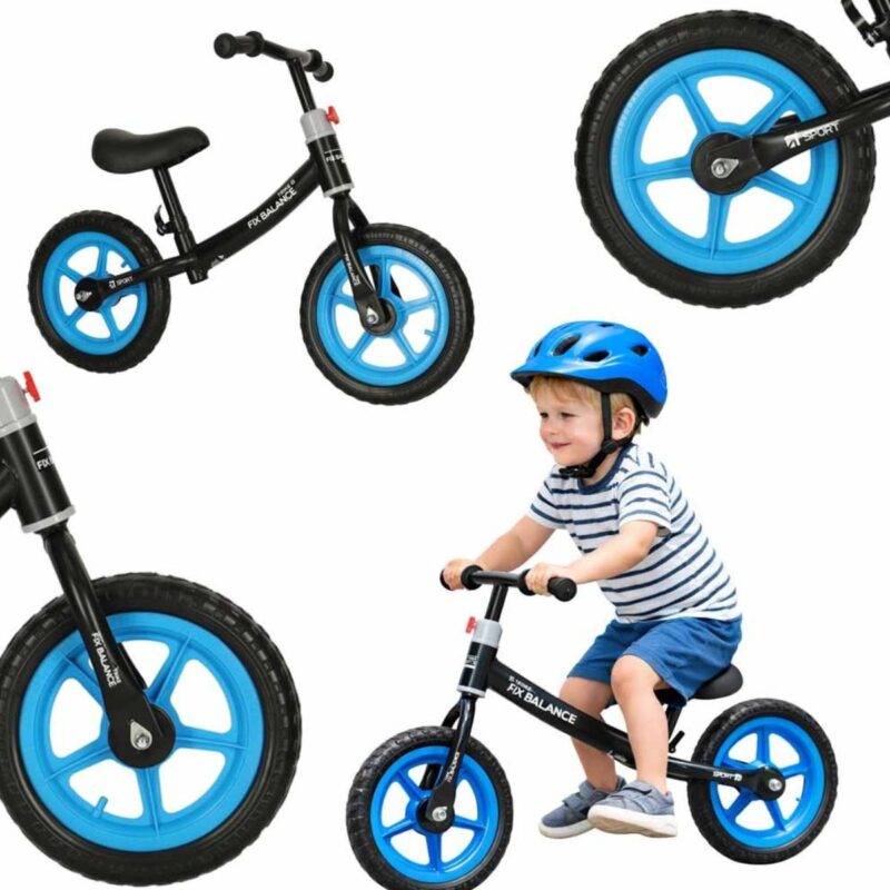 Balansinis dviratis vaikams, juodas – Trike Fix Balansinis dviratis vaikams, juodas – Trike Fix