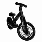 Balansinis dviratis su LED vaikams nuo 2 metų, juodas