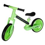Balansinis dviratis su LED vaikams nuo 2 metų, neoninis