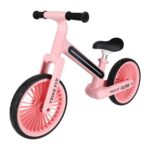 Balansinis dviratis su LED vaikams nuo 2 metų, rožinis