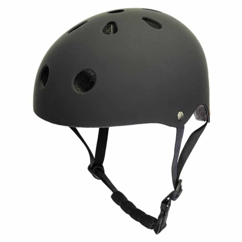 Reguliuojamas šalmas vaikams nuo 2 metų, 55-58cm, juodas