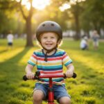 Reguliuojamas šalmas vaikams nuo 2 metų, 55-58cm, juodas