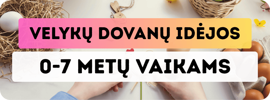 Velykų dovanos vaikams pagal amžių – žaislas vaikams