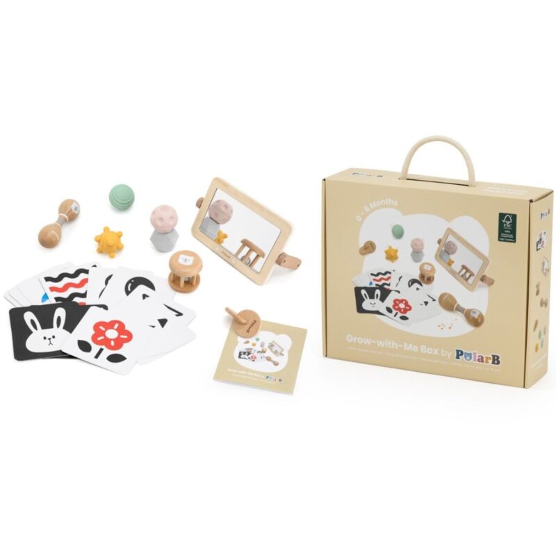 Edukacinių žaislų rinkinys 7in1 su medžio elementais