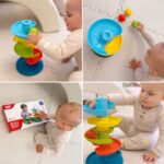 Kamuoliukų trasos bokštelis kūdikiams – Woopie Baby