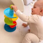 Kamuoliukų trasos bokštelis kūdikiams – Woopie Baby