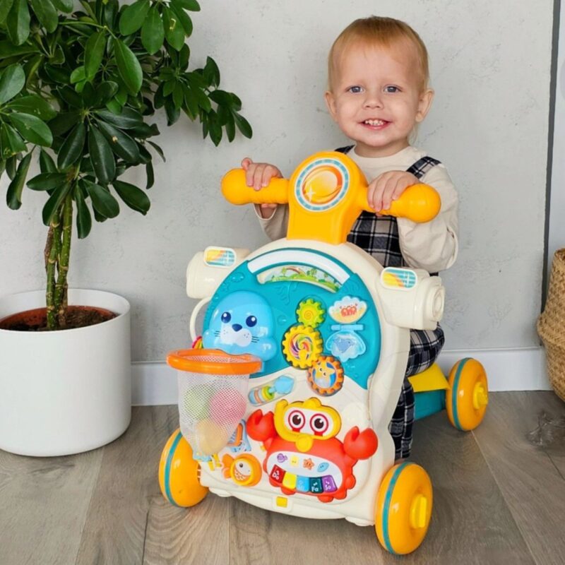 Daugiafunkcinis muzikinis stumdukas vaikams 4in1