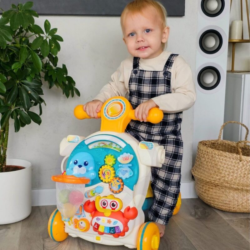 Daugiafunkcinis muzikinis stumdukas vaikams 4in1