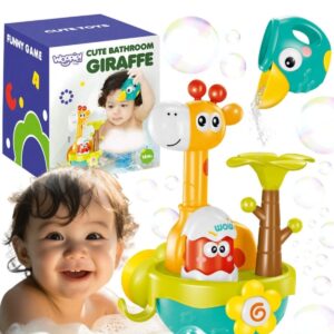Vonios žaislas „Žirafa“ su piltuvėliu vaikams - Woopie