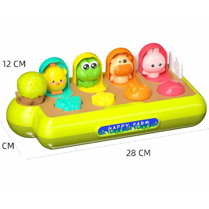 Interaktyvus žaislas mažyliams „Happy Farm“ – Woopie Baby