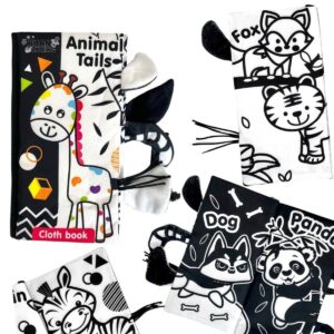 Kontrastinė knygelė vaikams nuo 3 metų – Woopie Baby