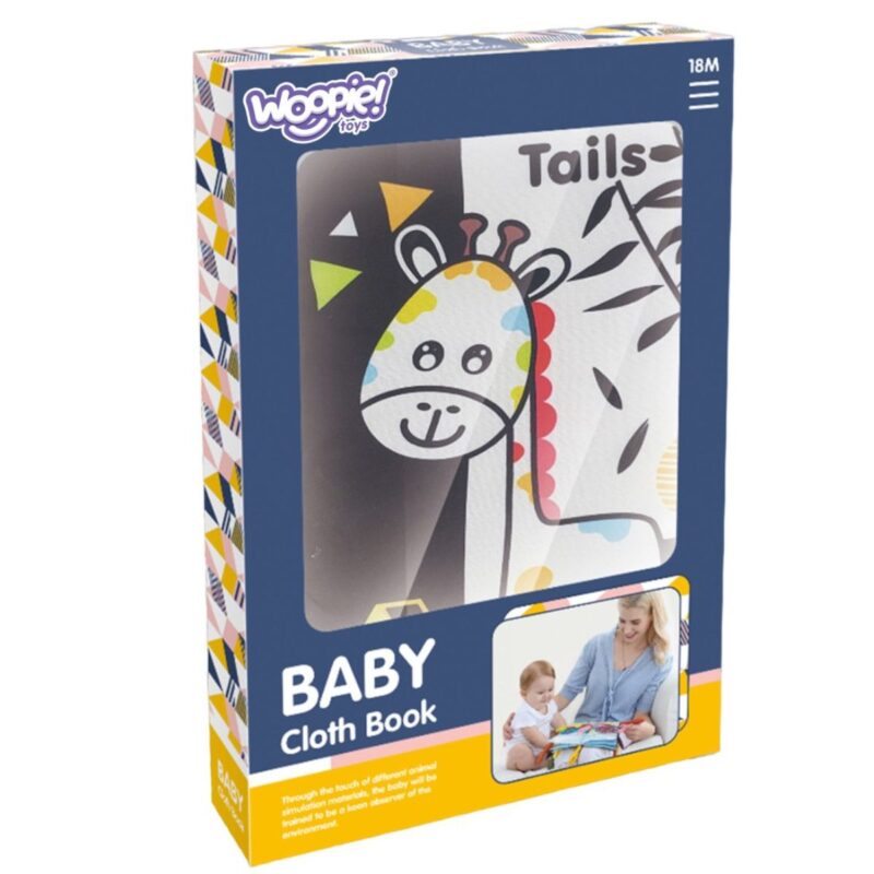 Kontrastinė knygelė vaikams nuo 3 metų – Woopie Baby