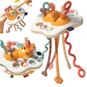 Sensorinis žaislas-kramtukas kūdikiams "Ufo" – Woopie Baby