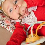 Sensorinis žaislas-kramtukas kūdikiams "Ufo" – Woopie Baby