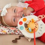 Sensorinis žaislas-kramtukas kūdikiams "Ufo" – Woopie Baby