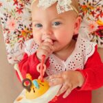 Sensorinis žaislas-kramtukas kūdikiams "Ufo" – Woopie Baby