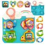 Muzikinė dėlionė vaikams "Transportas" – Woopie Baby
