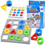 Geometrinė spalvų dėlionė vaikams – Woopie