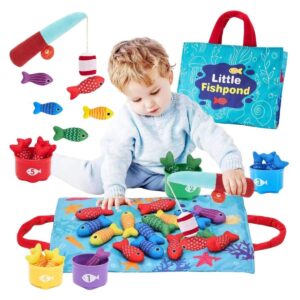 Mažojo žvejo skaičiavimo ir rūšiavimo rinkinys vaikams