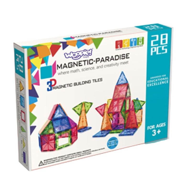 Montessori 3D magnetinis konstruktorius vaikams nuo 3 metų