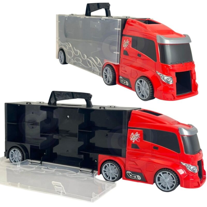 Sunkvežimio-transporterio rinkinys su gaisrinės automobiliai