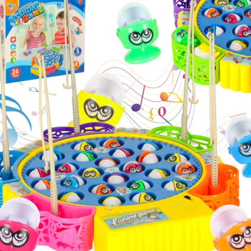 Žuvyčių žvejybos žaidimas su garso efektais vaikams