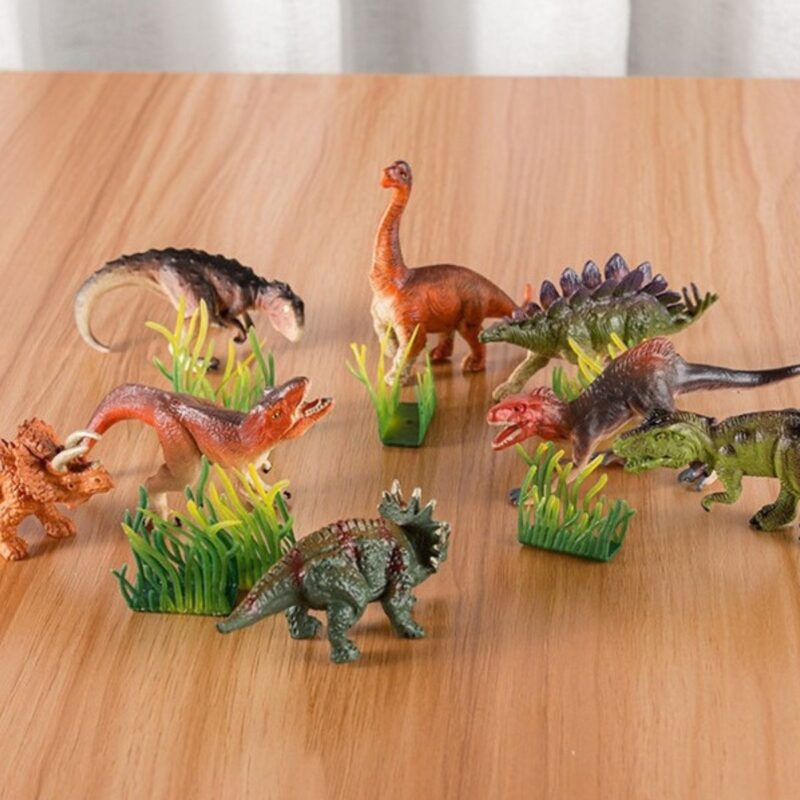Figūrėlių rinkinys vaikams „Dinozaurai“ (18 vnt.) – Woopie