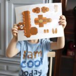 Kūrybinis 3D origami gyvūnų rinkinys vaikams (10 vnt.)