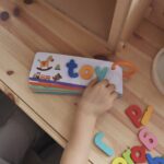 Montessori abėcėlės mokymosi rinkinys vaikams (57 det.)