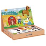 Magnetinė dėlionė Ūkis vaikams – Tooky Toy (73 vnt.)