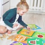 Magnetinių lazdelių dėlionė vaikams – Tooky Toy (49 det.)