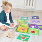 Magnetinių lazdelių dėlionė vaikams – Tooky Toy (49 det.)