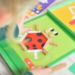 Magnetinių lazdelių dėlionė vaikams – Tooky Toy (49 det.)