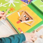 Magnetinių lazdelių dėlionė vaikams – Tooky Toy (49 det.)