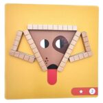 Magnetinių lazdelių dėlionė vaikams – Tooky Toy (49 det.)