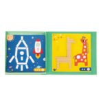 Magnetinių lazdelių dėlionė vaikams – Tooky Toy (49 det.)