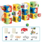 3D blokų konstruktorius su kamuoliukų trasa vaikams – Woopie