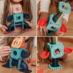 Woopie 3D konstruktorius su kamuoliukų trasa (128 det.)