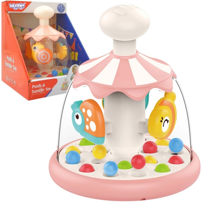 Besisukanti kamuoliukų karuselė kūdikiams – Woopie Baby