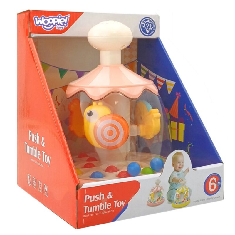 Besisukanti kamuoliukų karuselė kūdikiams – Woopie Baby