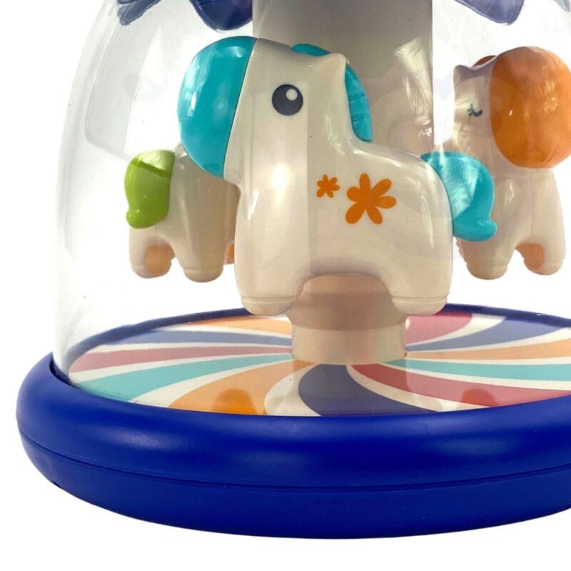 Besisukanti karuselė kūdikiams "Arkliukai" – Woopie Baby