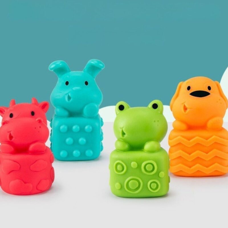 Sensorinės kaladėlės kūdikiams – Woopie Baby (20 vnt.)