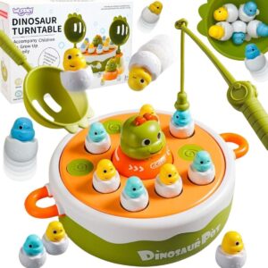 Dinozaurų gaudymo žaidimas vaikams 4in1 su garsais – Woopie