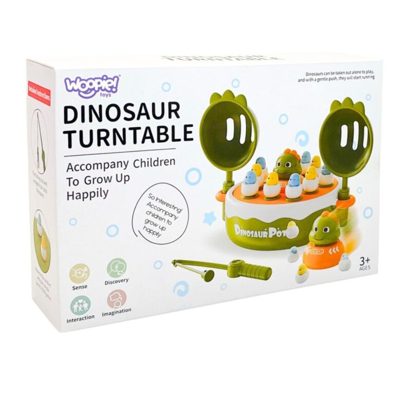 Dinozaurų gaudymo žaidimas vaikams 4in1 su garsais – Woopie