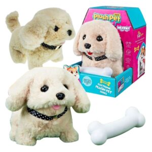 Interaktyvus pliušinis šuniukas vaikams su kaulu – Woopie