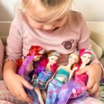 Lėlių rinkinys vaikams nuo 3 metų „Princesės“ (4 vnt.)