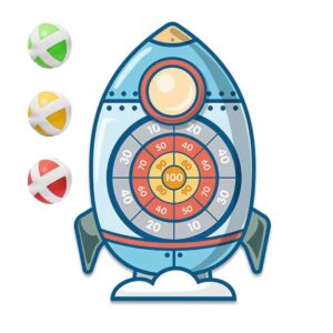 Taiklumo žaidimas su kamuoliukais vaikams "Raketa" – Woopie