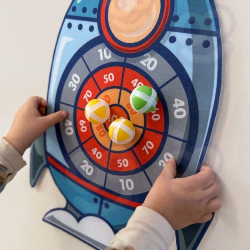 Taiklumo žaidimas su kamuoliukais vaikams "Raketa" – Woopie